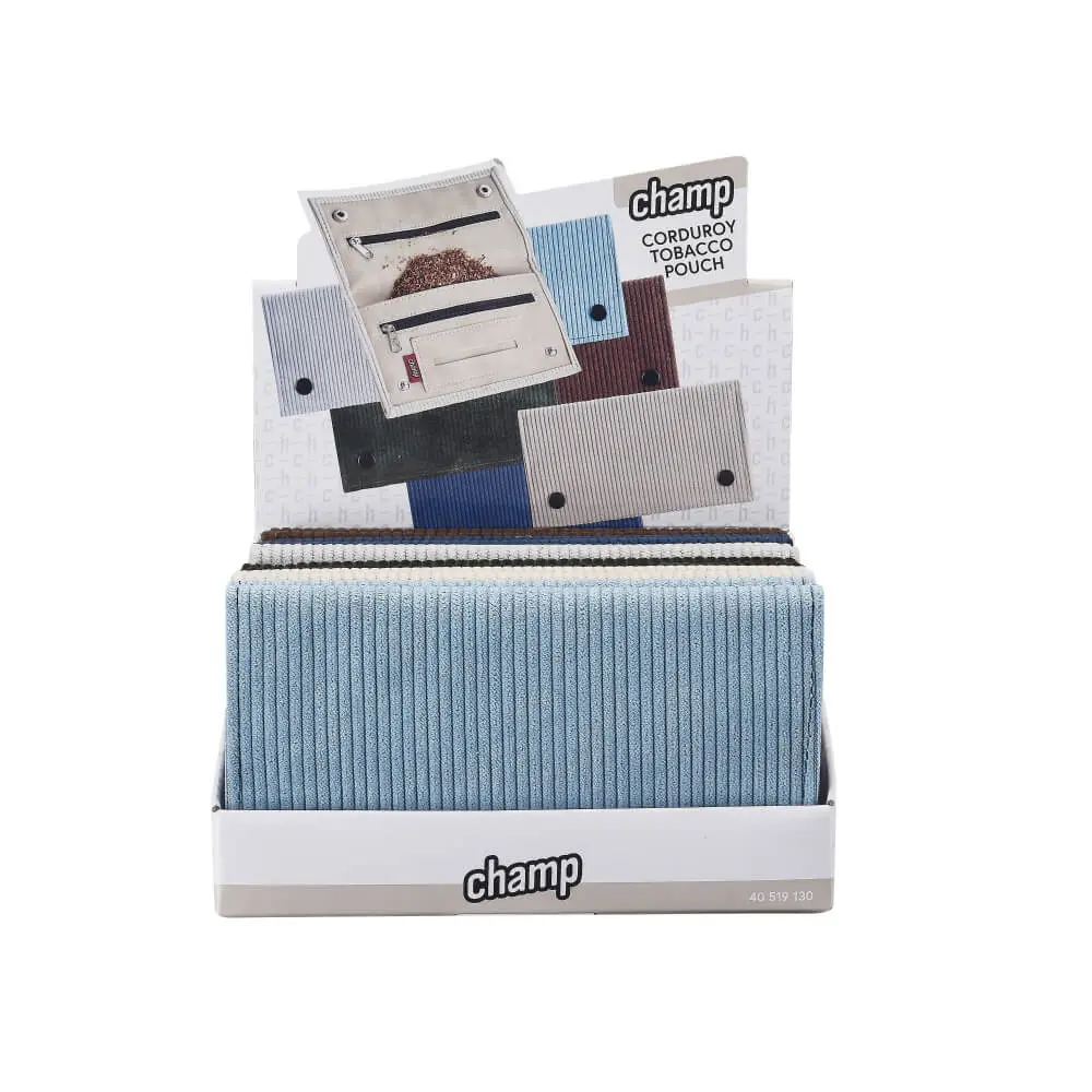 Champ-High-Corduroy-Tobacco-Pouch-12pcsdisplay-malta-buy-now.webp