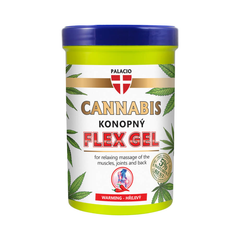 Palacio Cannabis Flex Gel Massage Warming (380ml): Soothe and Revitalize